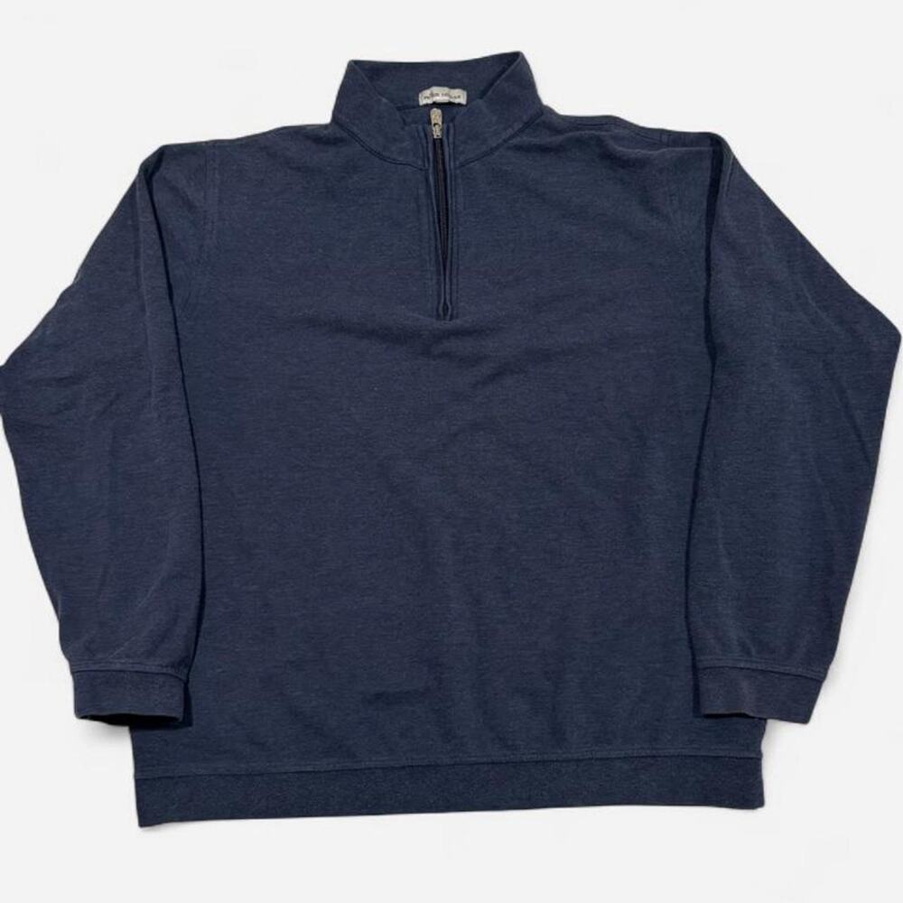 Navy blue peer millar quarter